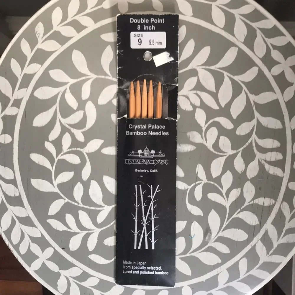 Crystal Palace US Size 9 Double Point Bamboo Needles